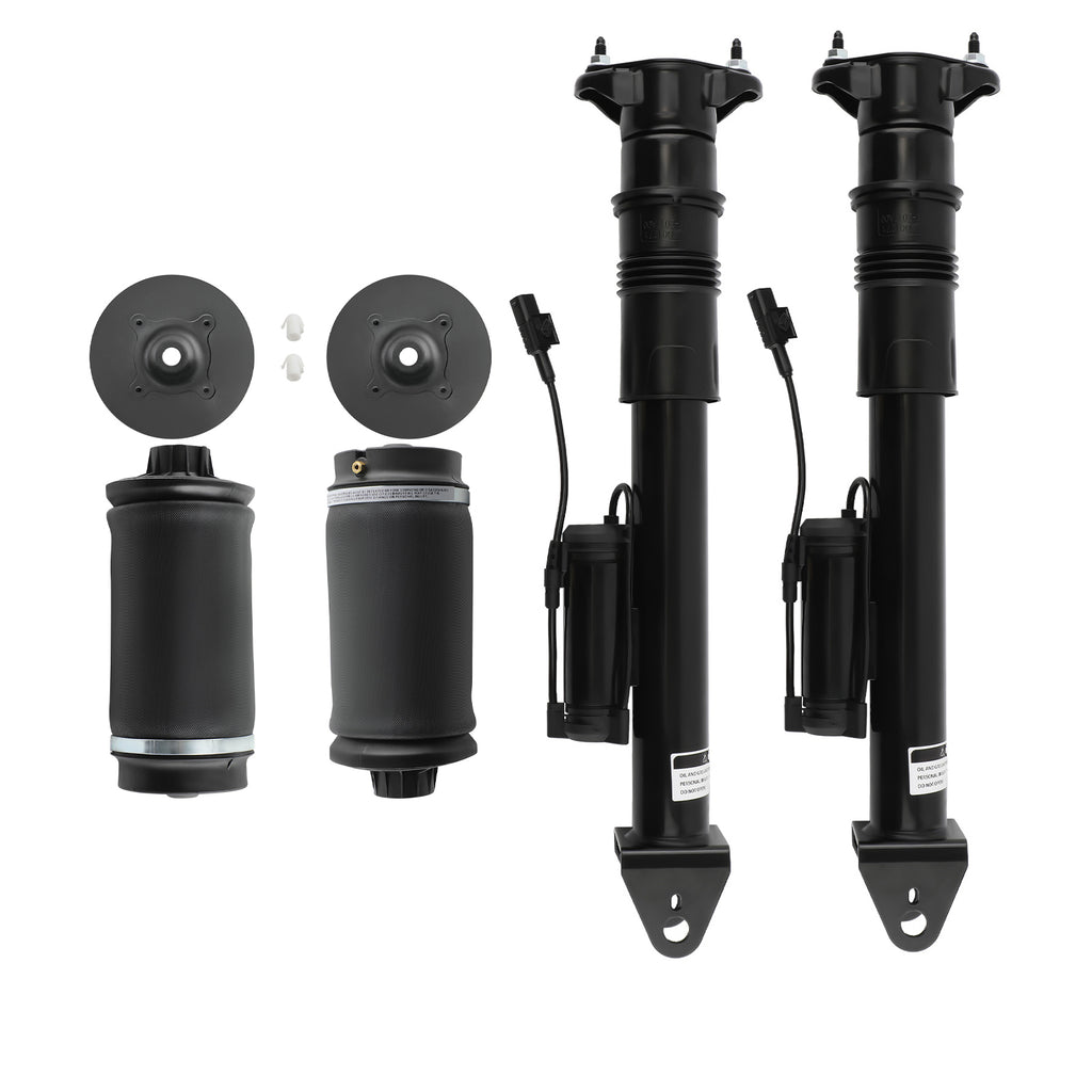 Hinten 2x Stoßdämpfer + 2x Luftfederung compatible for Mercedes GL ML Klasse X164