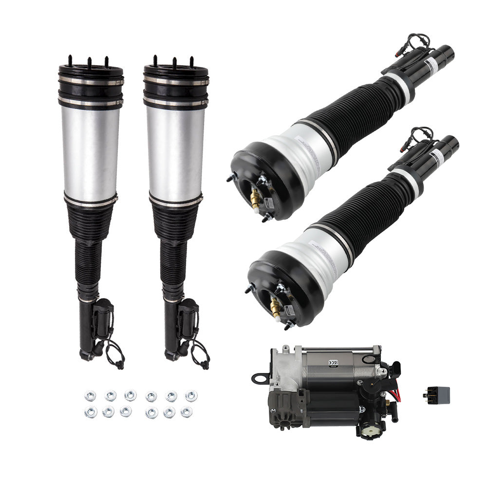 Air Ride Suspension Kits geschikt voor Mercedes S Class W220 Font Rear w/ air Compressor