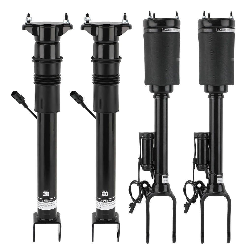 2X Hinten + 2X Vorne Federbeine mit ADS compatible for Mercedes M ML GL Klasse W164 X164