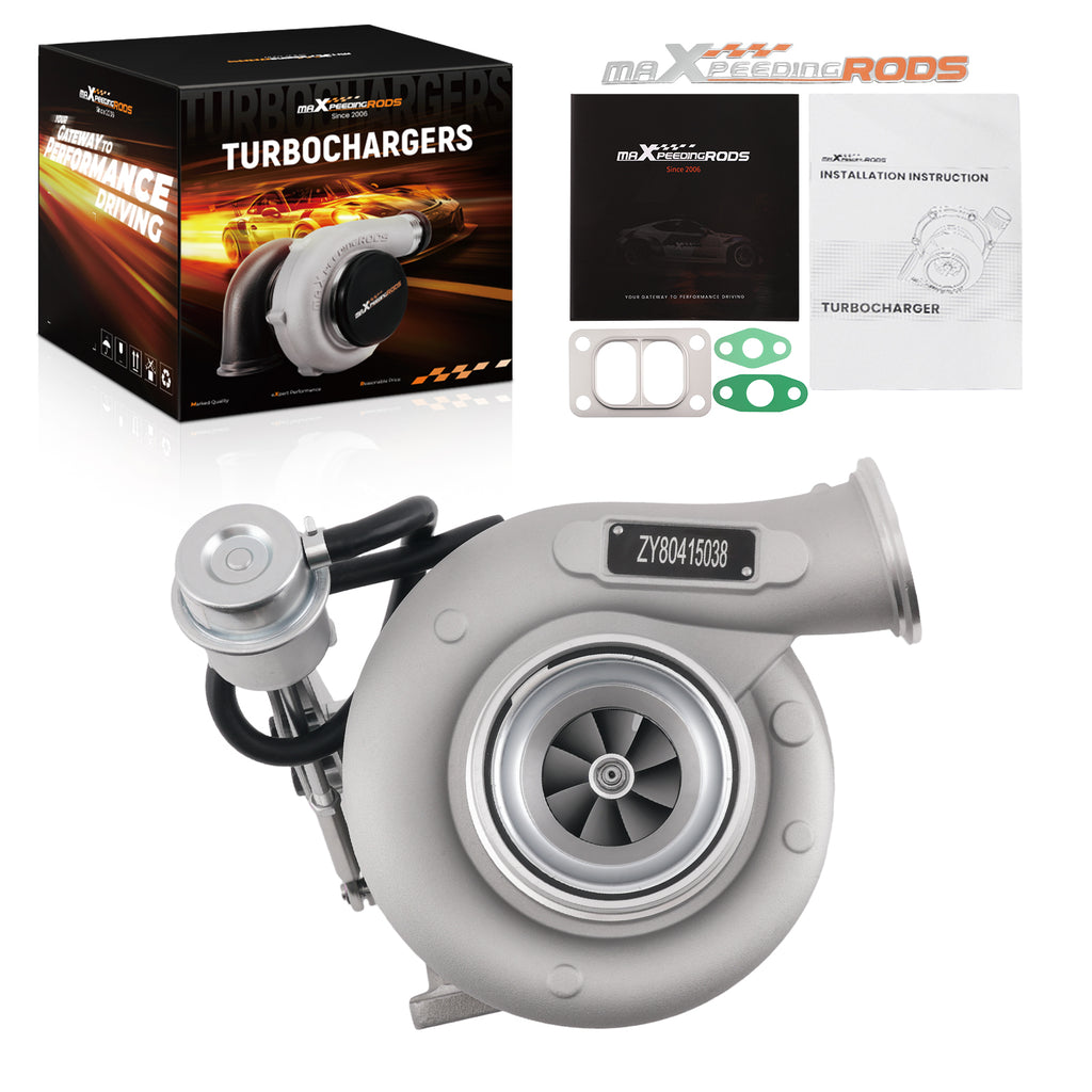 Diesel Turbocharger compatible with Cummins 6BTAA Truck Bus 1996-2005 4050267 Twin-Scroll