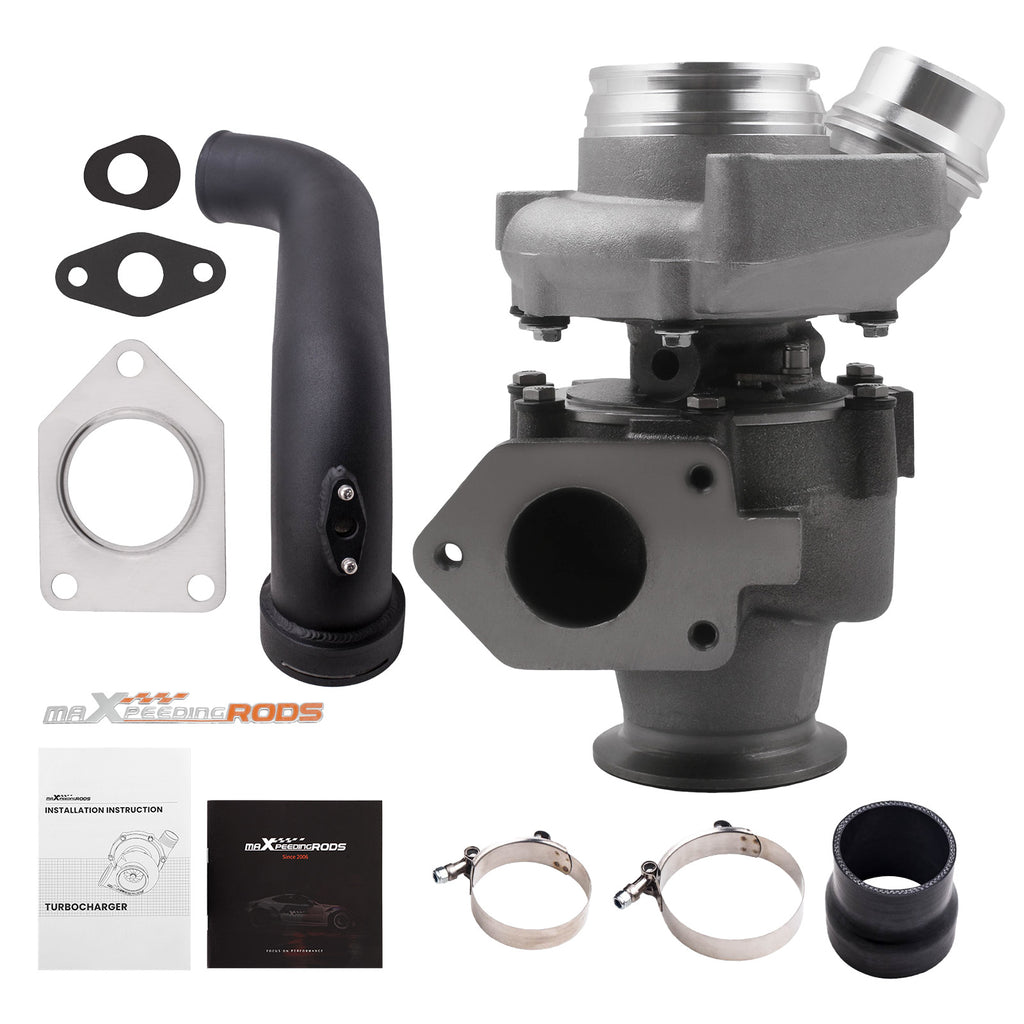 Turbo compatible with BMW 120D 320D 520DX3 2.0 177HP TF035 49135-05870 w/ Intercooler Pipe