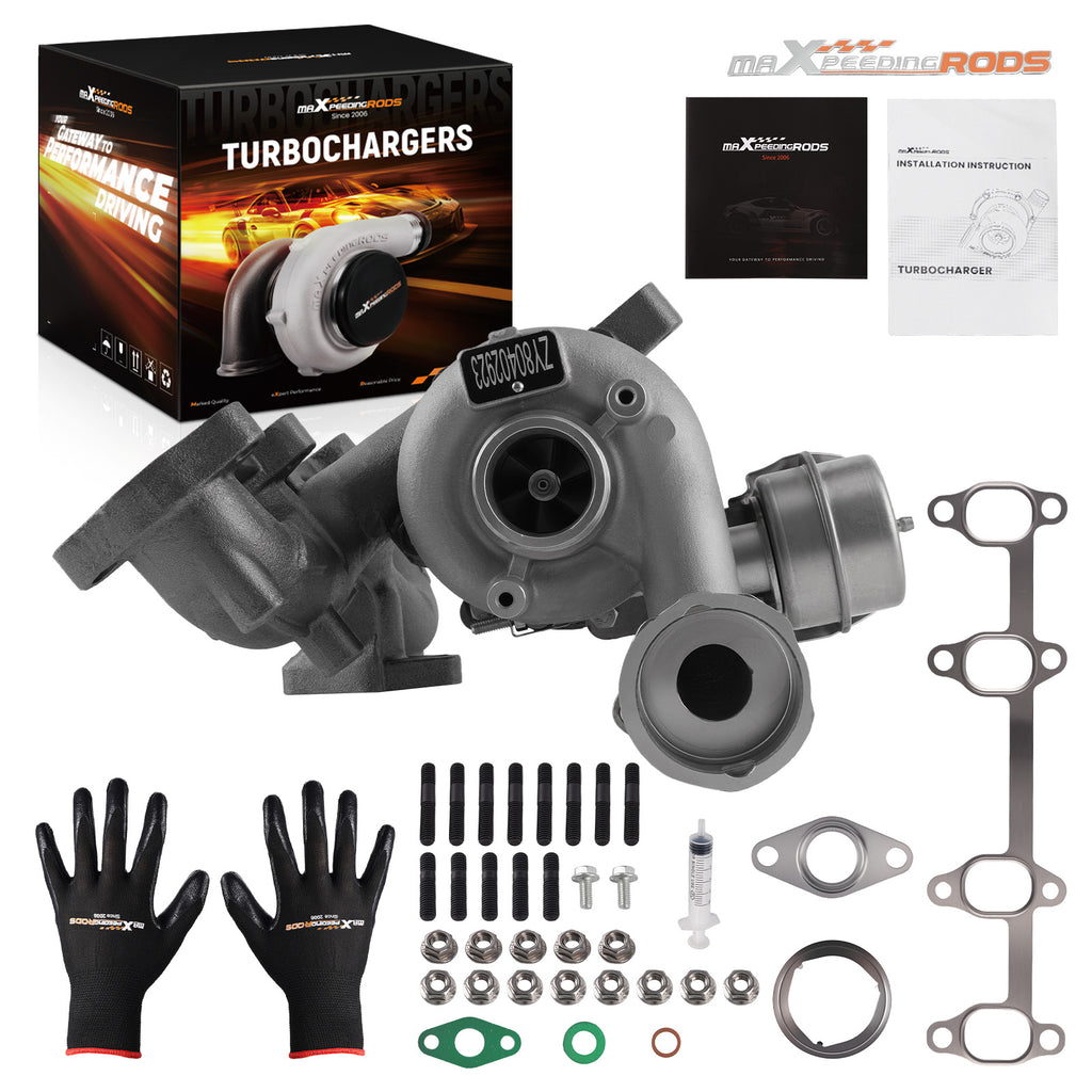 Turbocharger compatible for VW Caddy compatible for Golf V Passat Touran compatible for Seat Leon 1.9 TDI 03g253014f