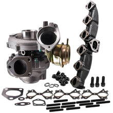Load image into Gallery viewer, Turbo Turbocharger + Kit de colector de compatible for escape compatible for BMW E53 X5 7791044F 11627788422