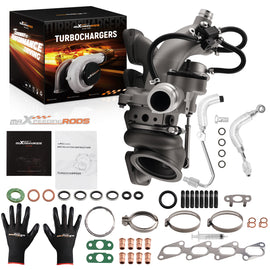Turbocharger+Tubo de Refrigerante compatible for Chevy Cruze Sonic Trax A14NET I4 1.4L