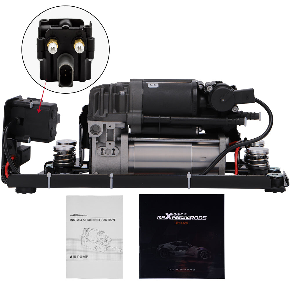 Air Suspension Compressor Pump w/bracket geschikt voor BMW 5 7 Series F02 F03 37206789450