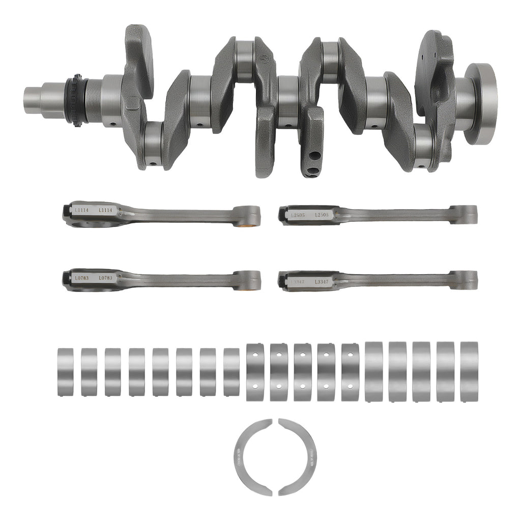Engine Crankshaft Con Rods w/ Bearing Kit voor 12–19 compatibel m...