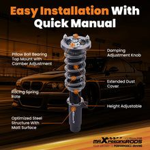 Load image into Gallery viewer, For BMW 3 Series E90 E91 E92 E93 318i 328i RWD MaXpeedingrods T7 Coilovers Strut Lowering Kit