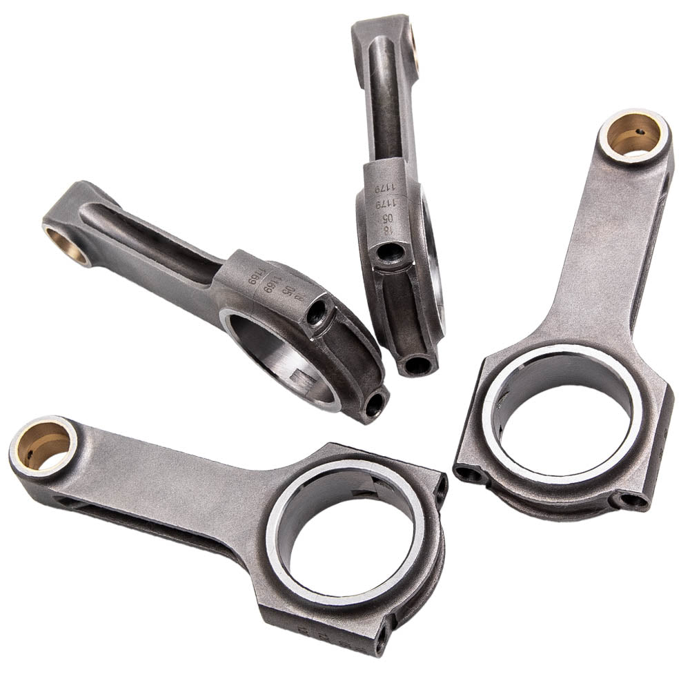 Connecting Rods Compatible with Honda Civic CRX D16 D Series Forged 4140 Steel Conrods New