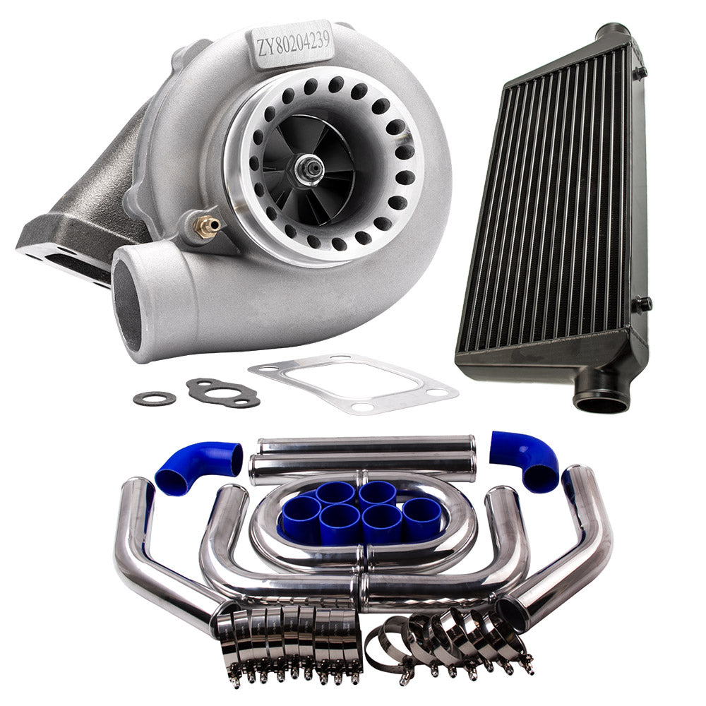 for GT3582 Turbo compatible with Ford Falcon BA/BF XR6 FPV and 64mm Pipe Kits and Intercooler 76mm