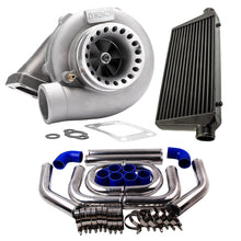 Load image into Gallery viewer, Voor GT3582 Turbo geschikt voor Ford Falcon BA/ BF XR6 FPV and 64mm piping kits and 76 BLK intercooler
