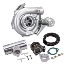 Load image into Gallery viewer, T3 / t4 T04E Turbocharger de banda en V Turbo.63 A / r con válvula de descarga de descarga interna