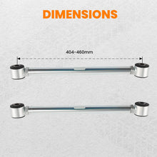 Load image into Gallery viewer, Adjustable Pair Rear Strut Rods Kit with Rubber Bushings compatible with Corvette 1963-1979