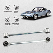 Load image into Gallery viewer, Adjustable Pair Rear Strut Rods Kit with Rubber Bushings compatible with Corvette 1963-1979