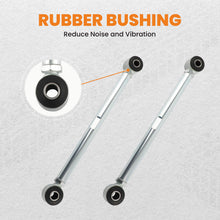 Load image into Gallery viewer, Adjustable Pair Rear Strut Rods Kit with Rubber Bushings compatible with Corvette 1963-1979