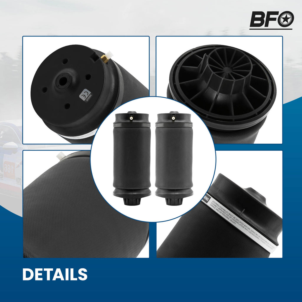 2x Air Suspension Spring Bag Rear compatible for Mercedes ML GL Class W164 X164 Left/Right