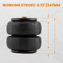 Load image into Gallery viewer, 1x 2600lbs Standard 1/2 NPT Single Port Air Ride Springs Bags Suspension