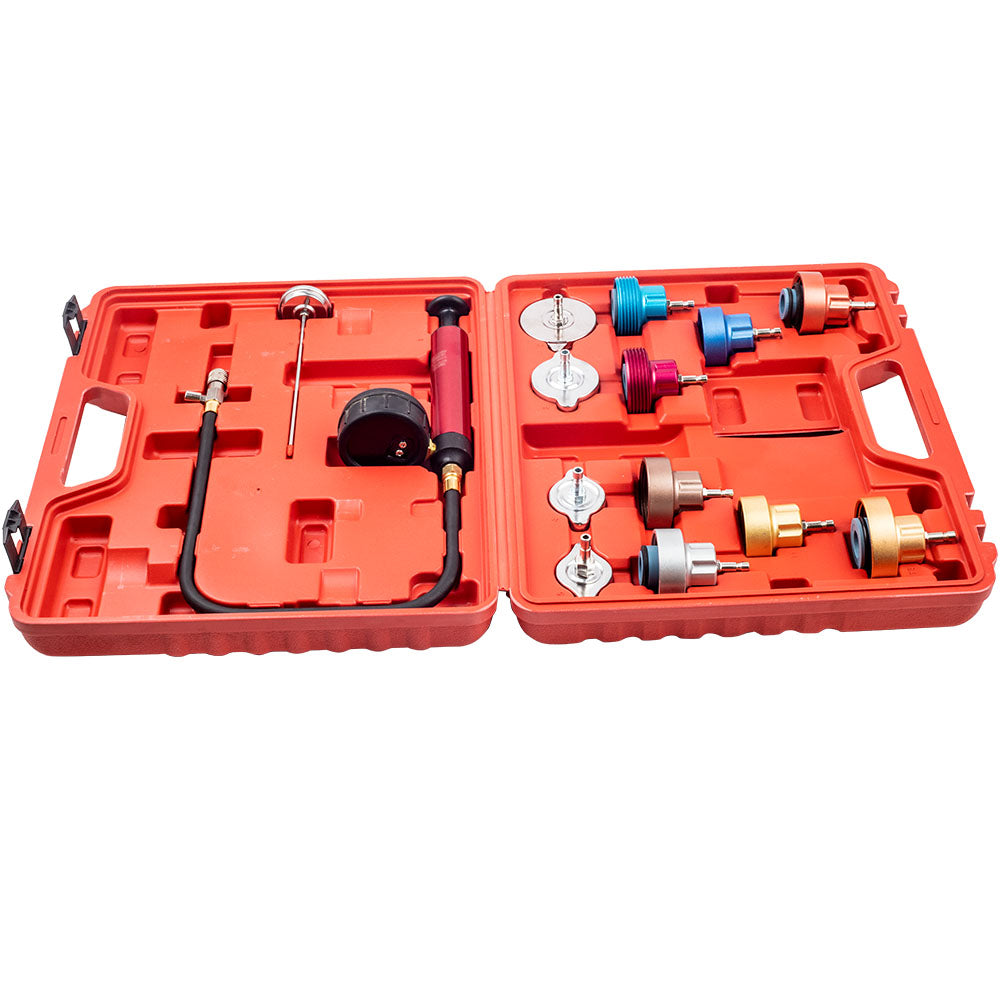 Car Radiateur Cooling System Leak Detector Kit Coolant Pressure Test Head Gasket