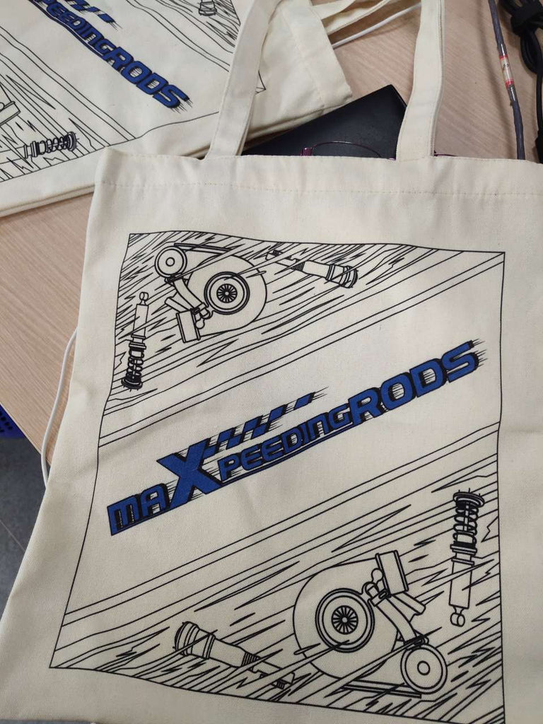 Tasche aus Segeltuch