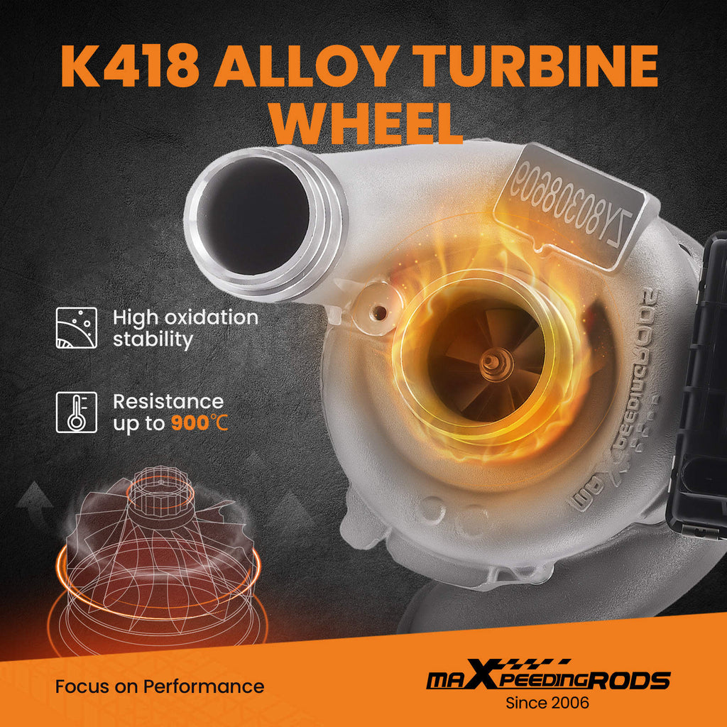Turbocharger compatible for Dodge Sprinter 3.0L CDI OM642 68019589AA GTA2056GVK Turbo
