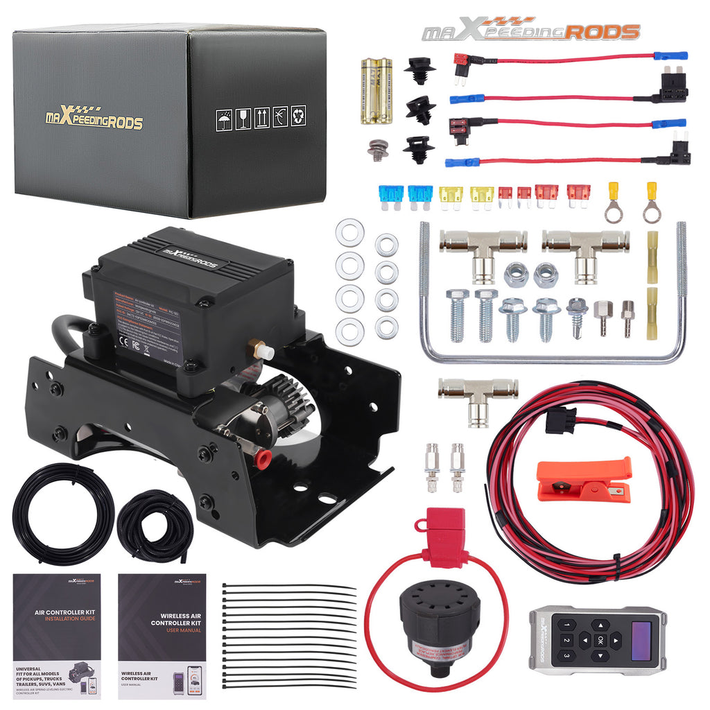 Wireless Universal Air ophanging Compressor Kit voor Motorhome Pi...