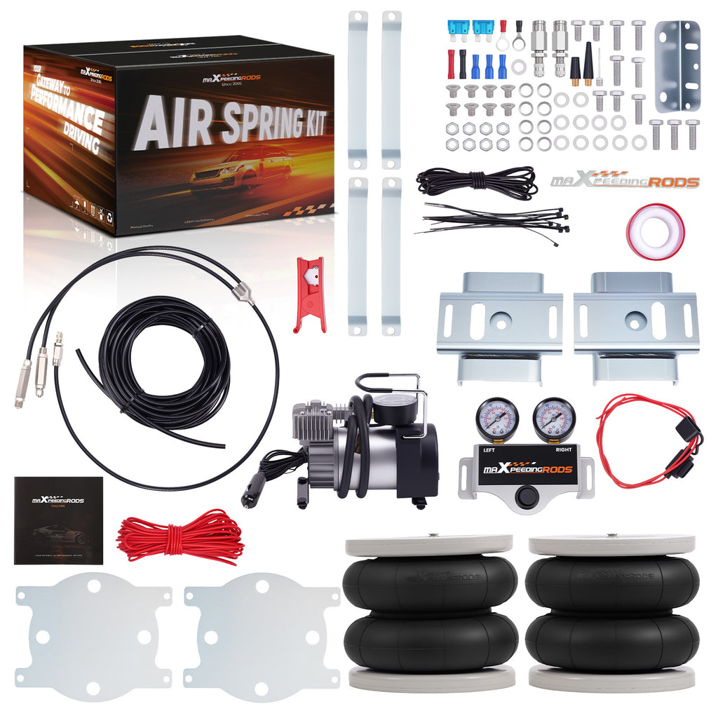 Luchtvering kit + double geschikt voor pressure gauges geschikt voor Renault Master X62 geschikt voor FWD 2010-