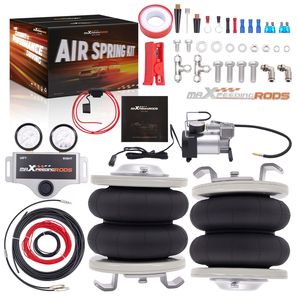 Luchtvering achterzijde + Compressor Kit met Two-Circuit System geschikt voor Fiat Ducato 1994-