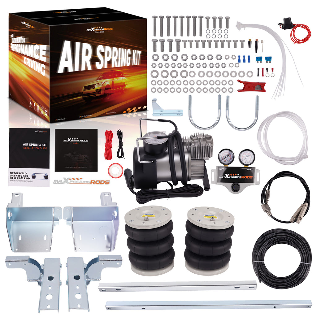 Luftfederung mit Zweikreisanlage Kit compatible for Iveco Daily 35C - 55C 1999-2024 RWD