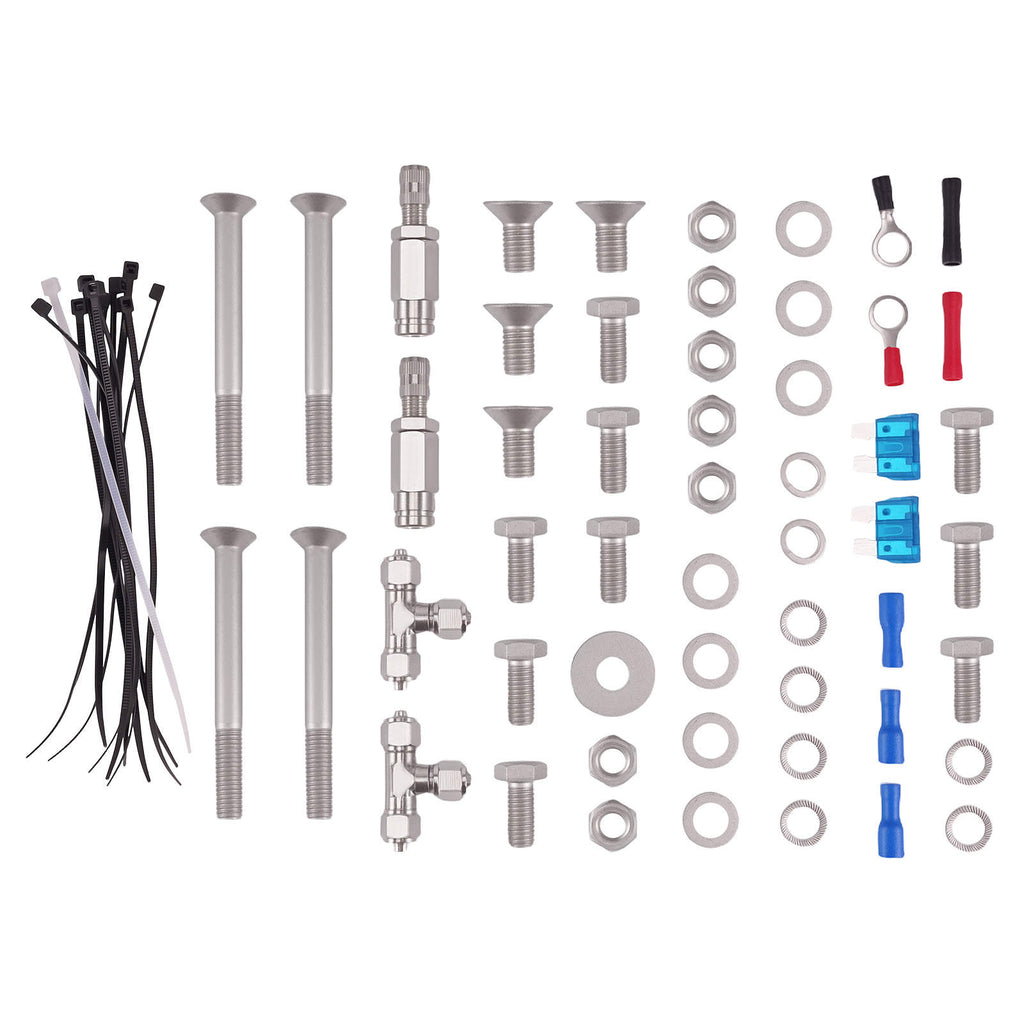 Air Suspension Kit W/ Dual Gauge Compatible with Vauxhall Movano X70 Compatible with FWD 1999-2010 4000KG