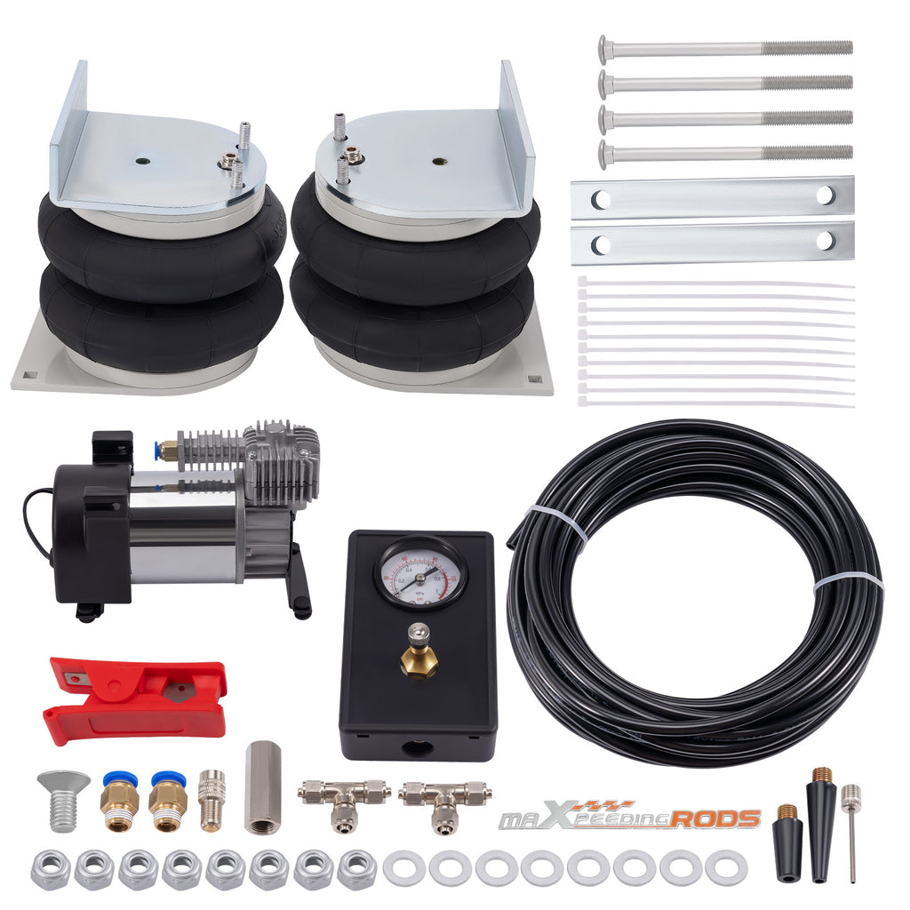 2x Kit suspension pneumatique + compresseur 12V compatible for Opel Movano 2010-2024