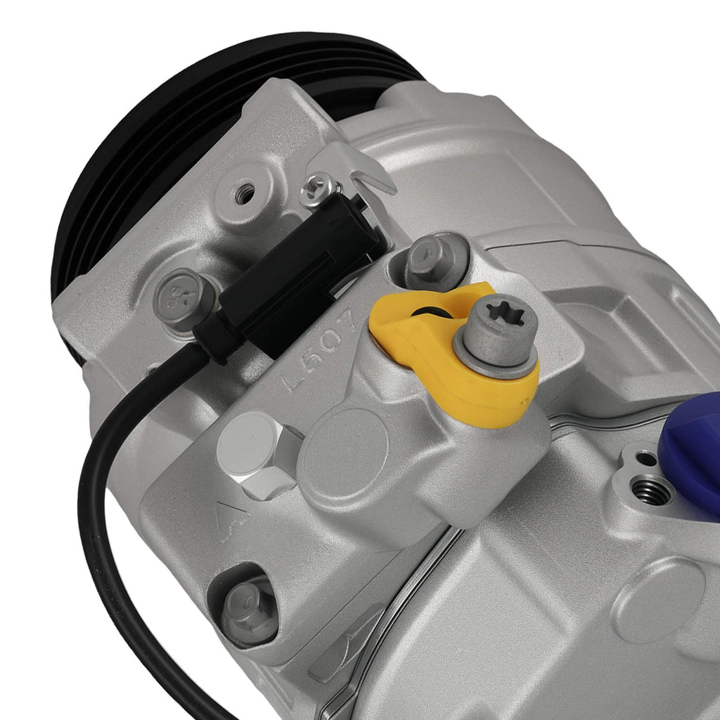Air Conditioning Compressor compatible for BMW 5 E60 E61 520 E65 E66 64509174802 7SEU17C