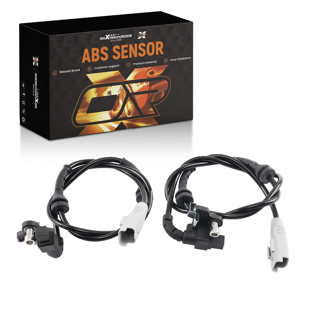 2x ABS Wheel Speed Rear Sensor geschikt voor Peugeot 307 2000-14 308 2007-2015 geschikt voor Citroen C4