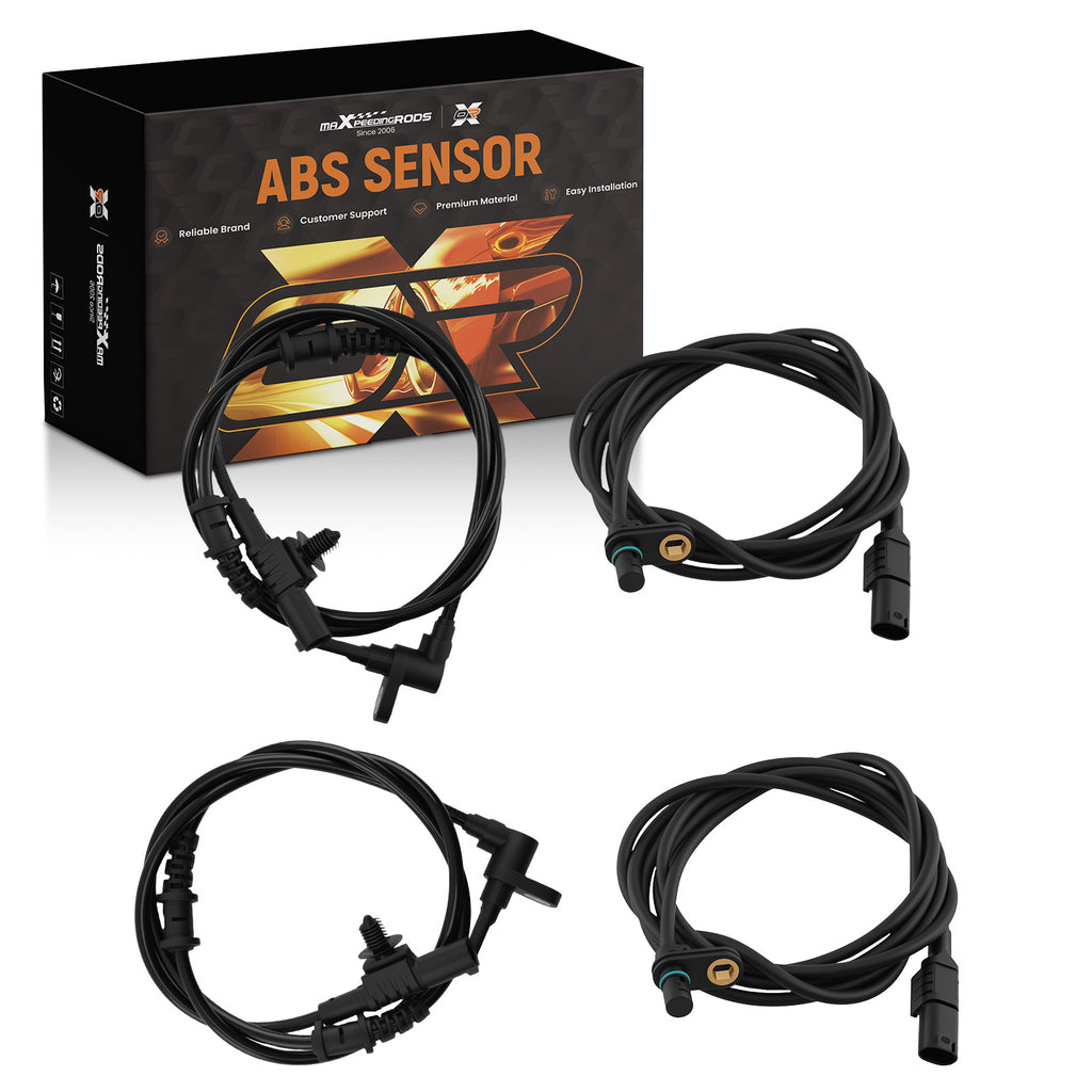 4 ABS Wheel Sensors Front Rear geschikt voor Mercedes Sprinter 3500 2007-2018 A9065400217