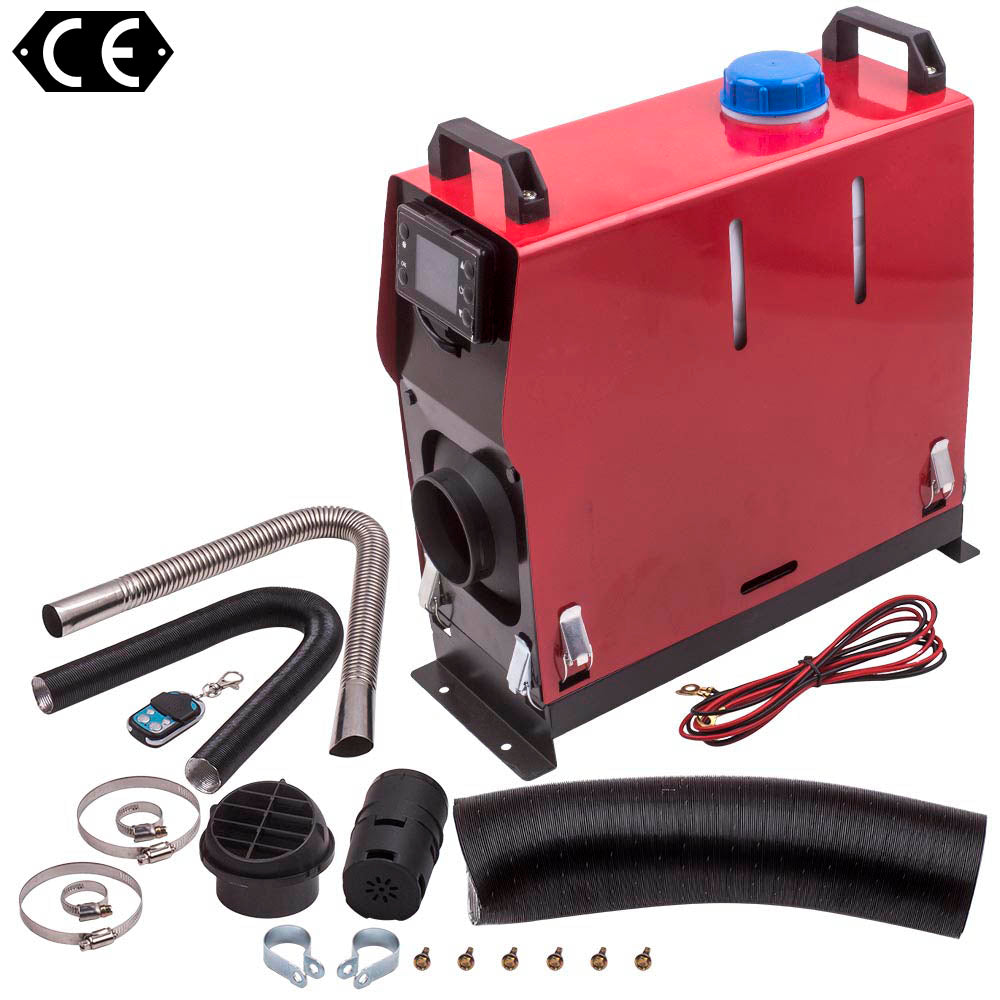 Diesel Air Heater 5KW 12V All In 1 LCD Switch 1 HOLE Riscaldamento Parcheggio