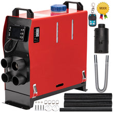Load image into Gallery viewer, Air diesel chauffage LCD à distance 2KW-8KW 12V for SUV Motorhomes voiture camion 4 trous