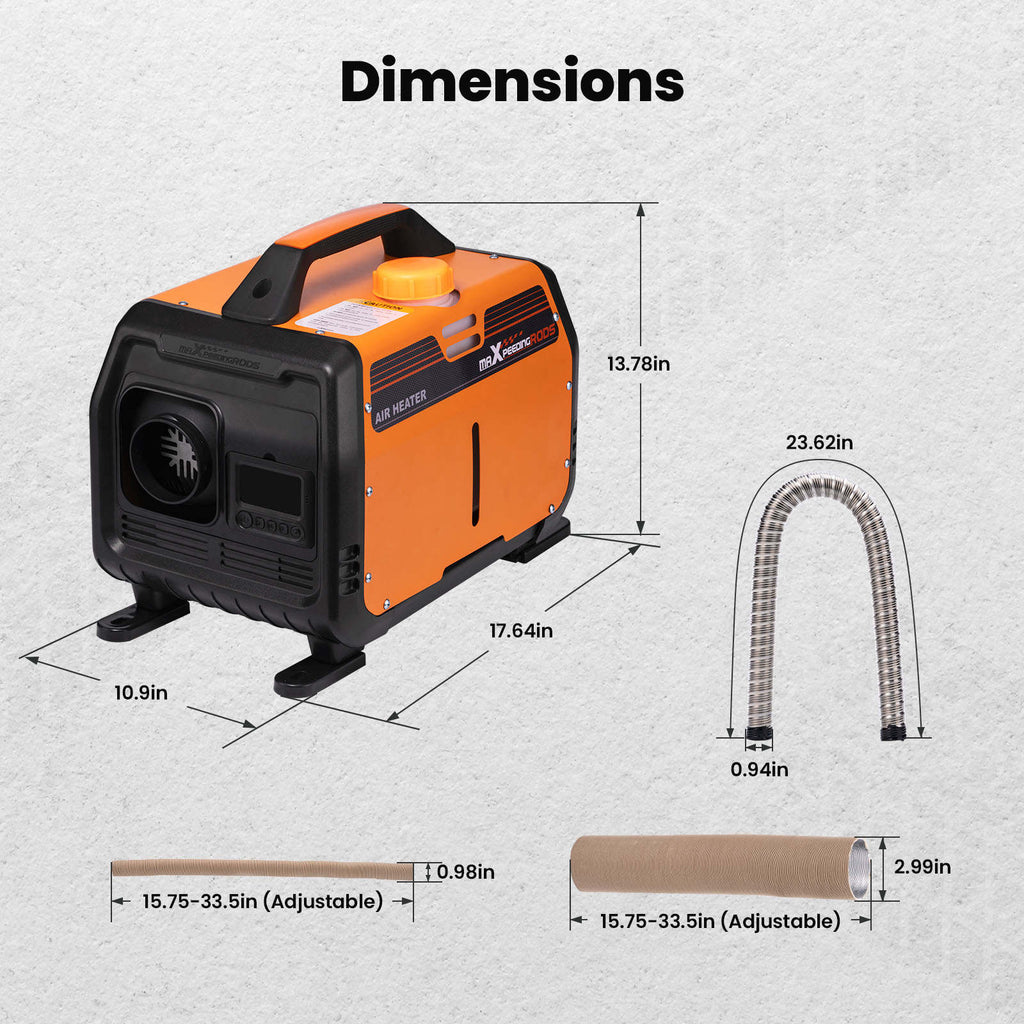 Diesel Heater 12v 2kw-5kw Heater Bluetooth® App Control Heating Convenient for RV for Van