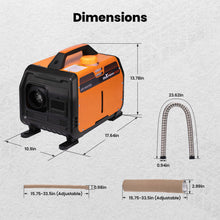 Load image into Gallery viewer, Diesel Heater 12v 2kw-5kw Heater Bluetooth® App Control Heating Convenient for RV for Van