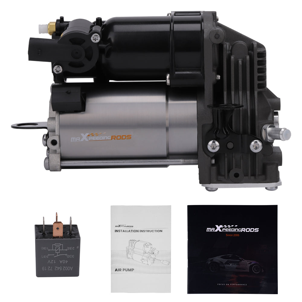 Luftfederung Kompressor compatible for Mercedes ML GL Klasse X164 W164 A1643201204 +Relais