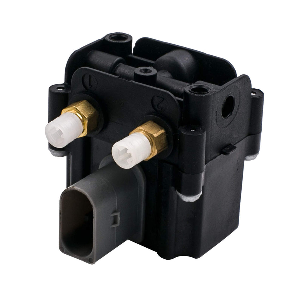 Rear Air Suspension Compressor Pump + Solenoid Valve Block compatible for BMW 5 Series E61