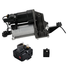 Load image into Gallery viewer, Air Suspension Compressor Pump + Valve Block geschikt voor BMW 5 Series E61 525d W/ Relay