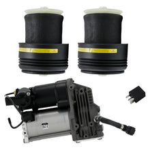 Load image into Gallery viewer, Rear Air Suspension Compressor Pump + Bellows geschikt voor BMW X5 X6 E70 E72 2007-2013