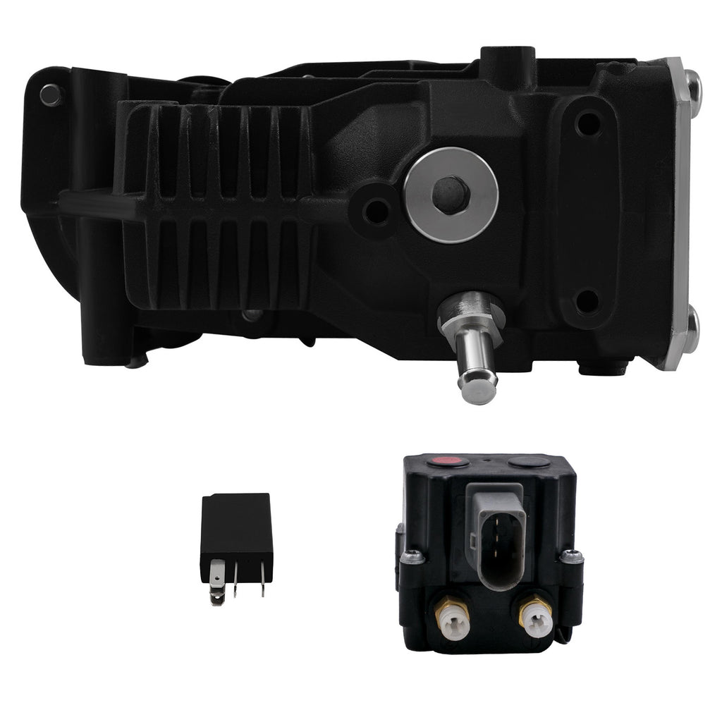 Air Suspension Pump Compressor Solenoid Valve Block compatible for BMW X5 E70 X6 E71 E72
