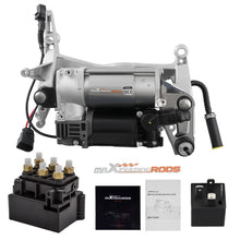 Load image into Gallery viewer, Luftfederung Kompressor mit Halterung + Ventilblock compatible for Audi Q7 4L 4LB 4L0698007