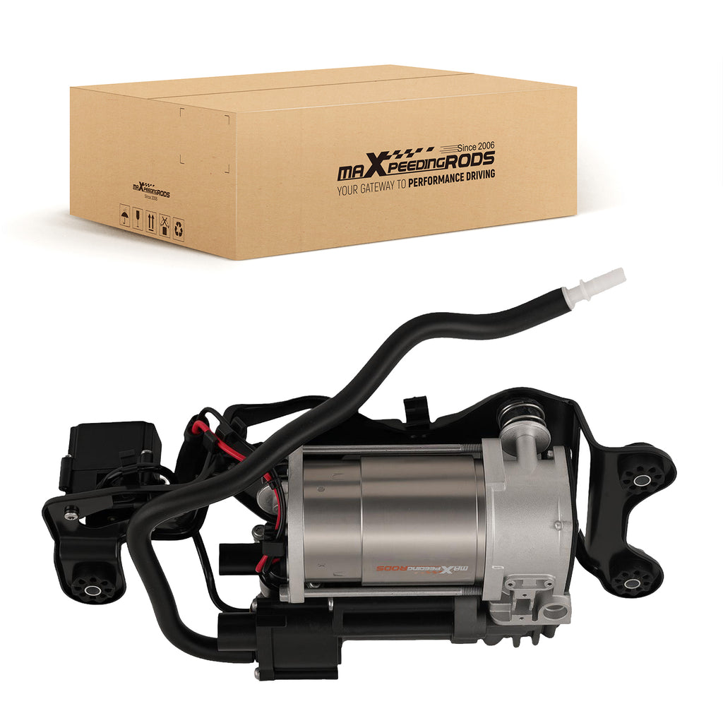 Air Suspension Compressor + Bracket + Valve Block geschikt voor BMW X5 F15 X6 F16 F85 F86