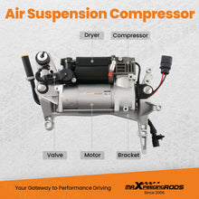 Load image into Gallery viewer, Air Suspension Compressor W/ Bracket compatible for Porsche Cayenne compatible for VW Touareg 7L0616007B