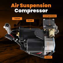 Load image into Gallery viewer, Air Suspension Compressor compatible for Land Rover Range Rover LR3 LR4 Sport LR038148