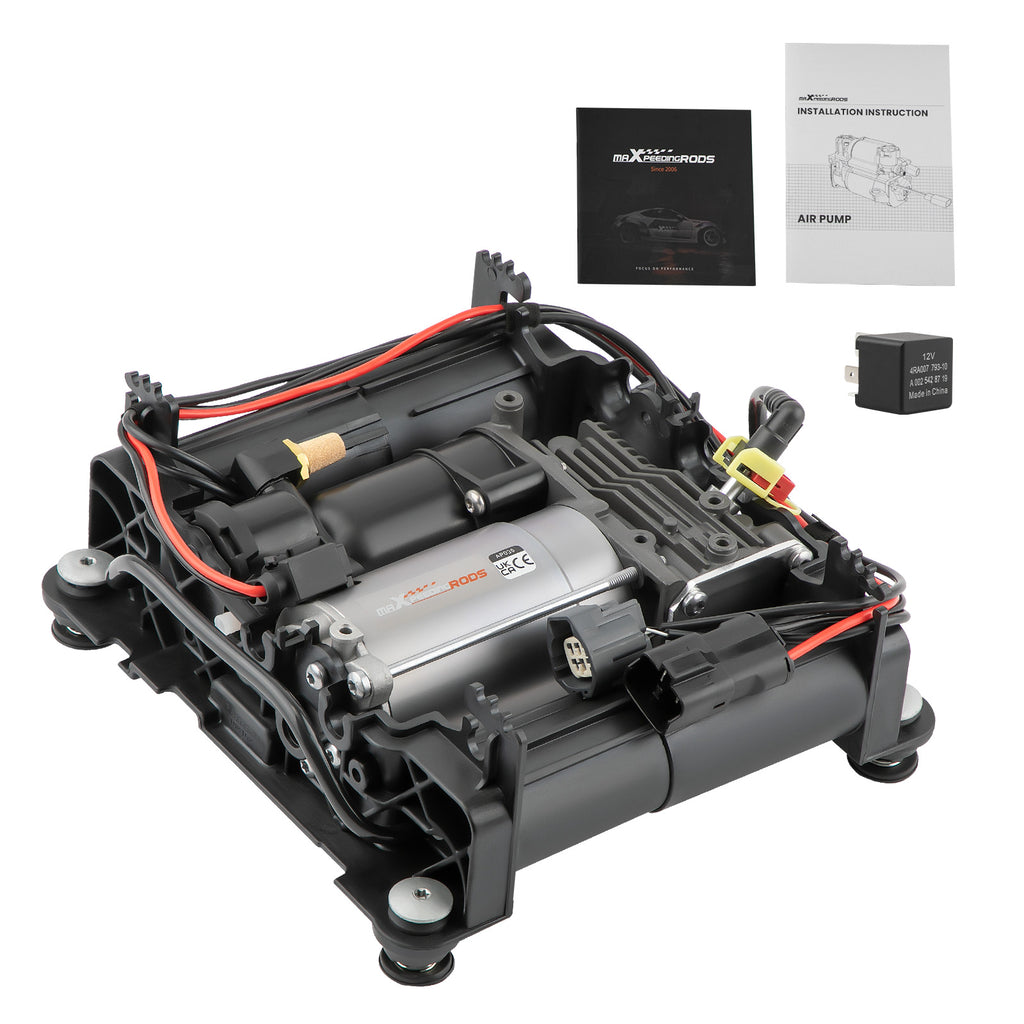Air Suspension Compressor + Bracket + Relay geschikt voor Range Rover MK III 3 2002-2012