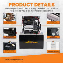 Load image into Gallery viewer, Air Suspension Compressor + Bracket + Relay compatible for Range Rover MK III 3 2002-2012