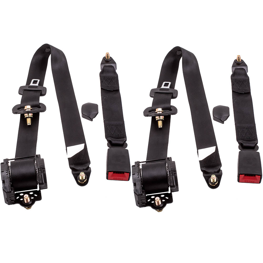1 Pair 3 Point Retractable Auto Car Shoulder Safety geschikt voor Seat Belt Diagonal Belt new