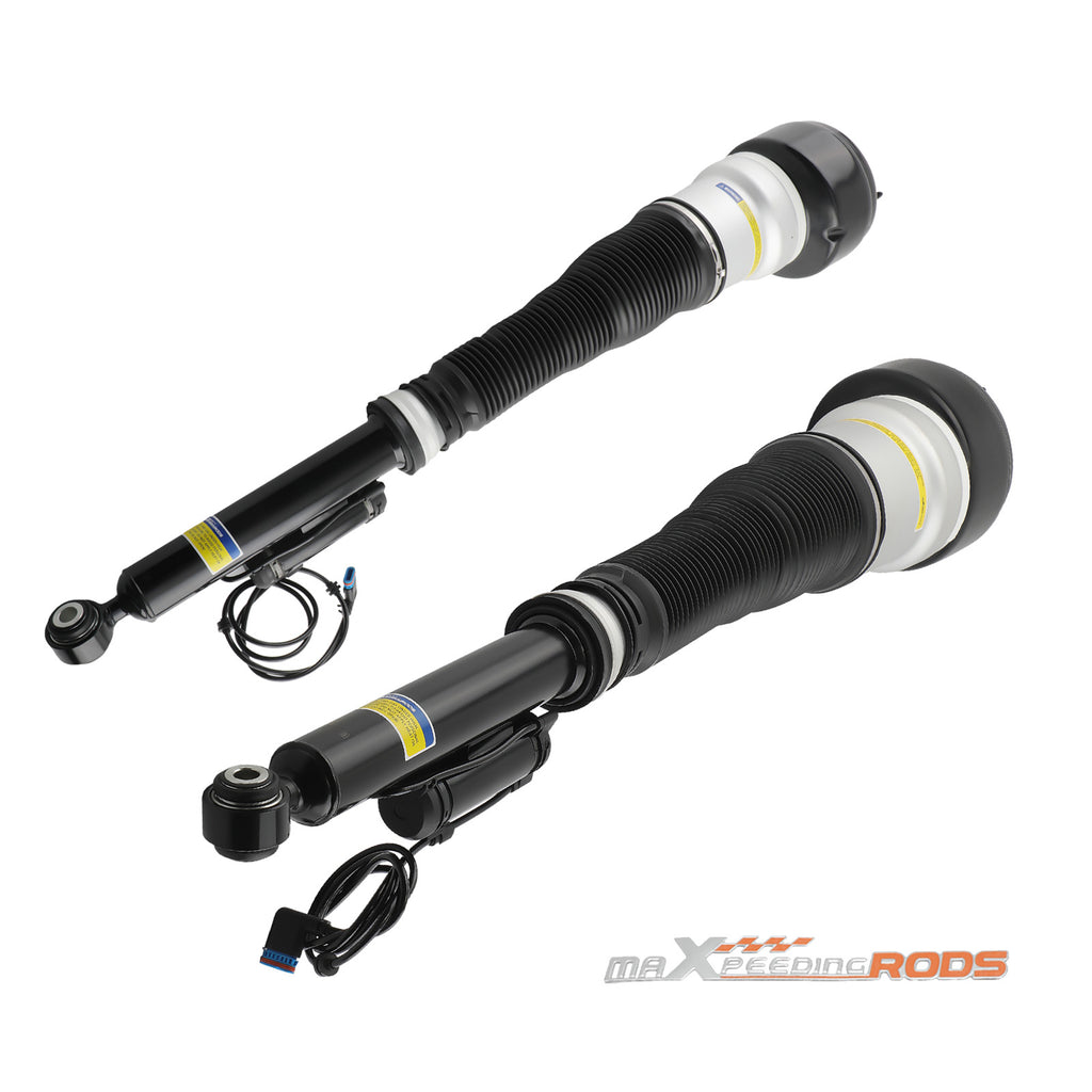 2X Federbein Stoßdämpfer Hinten compatible for Mercedes S W221 CL C216 airmatic A2213205713