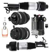 Load image into Gallery viewer, Front Air Shocks + Rear Bags + Pump compatible with Mercedes Benz E500 5pcs Front Rear Right